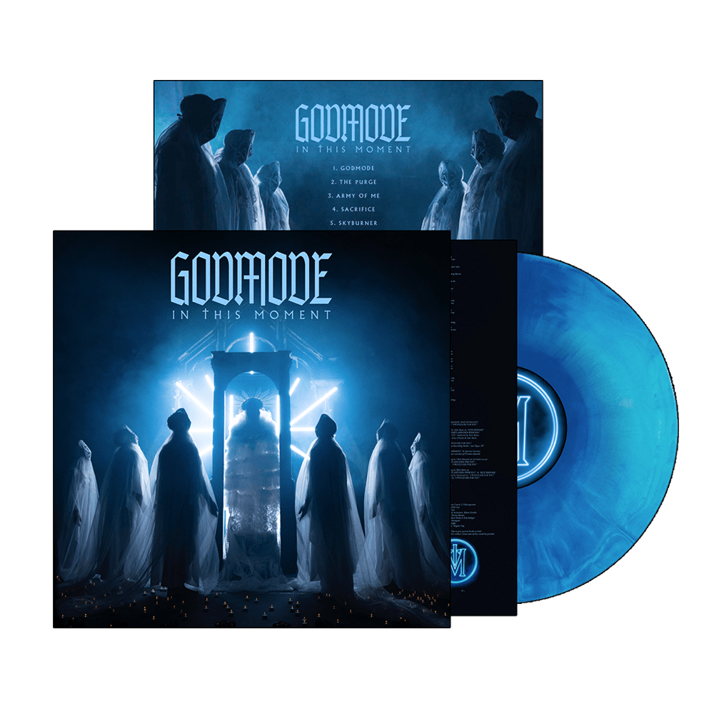 IN THIS MOMENT - GODMODE. LIMITED GALAXY LIGHT BLUE VINYL